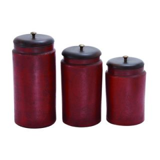 Woodland Imports 3 Piece Decorative Jar Set