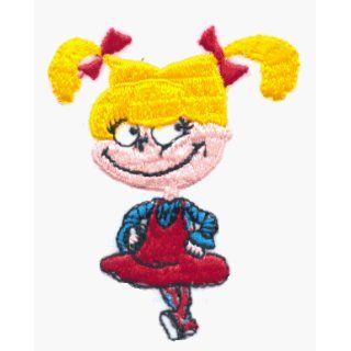 Angelica from The Rugrats   Emboidered Iron On or Sew On Patch Clothing
