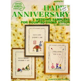 Happy Anniversary Seven Wedding Samplers for Counted Cross Stitch (Booklet S 2) Jean Leinhauser, JAmie Agett Ligon Books