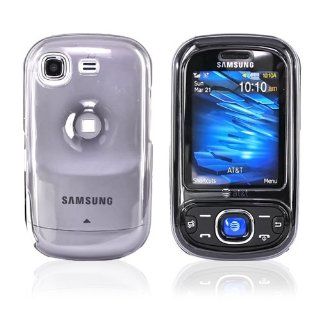 Samsung Burst A697 Hard Plastic Case   Transparent Smoke Cell Phones & Accessories