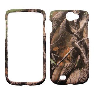 SAMSUNG EXHIBIT 2 II 4G OAK TREE LEAVES CAMO CAMOUFLAGE RUBBERIZED COVER HARD PROTECTOR CASE SNAP ON PERFECT FIT Cell Phones & Accessories