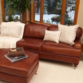 Elements Fine Home Furnishings Cambridge Leather Sofa