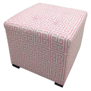 Sole Designs Pinky Chain Cotton Cube Ottoman