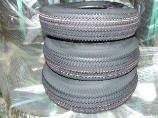Two (2) Tires, Size 4.10/3.50 4, 4ply, Sawtooth Tread  Lawn Mower Tires  Patio, Lawn & Garden