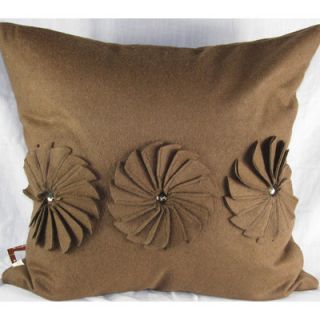 Design Accents Felt Pinwheels Pillow