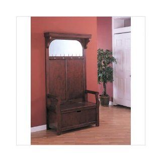 Brewester Hall Tree with Storage Bench and Mirror  
