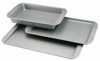 Farberware 3 Piece Carbon Steel Nonstick Bakeware Set Kitchen & Dining