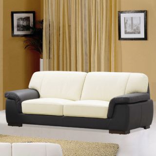 Hokku Designs Aspen Leather Sofa