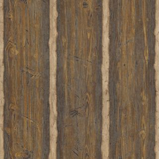 Brewster Home Fashions Northwoods Ultra Rustic Firewood Stripe