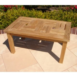 Royal Teak by Lanza Products Teakwood Chippendale Coffee Table