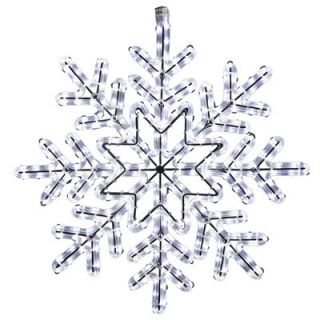 American Lighting LLC Snowflake Holiday Outdoor Lighting Motif Rope