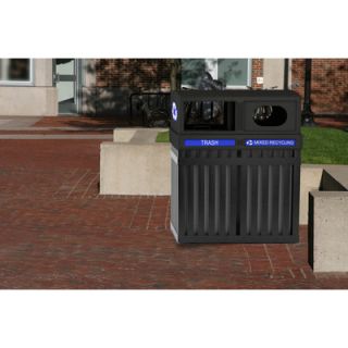 Commercial Zone 50 Gallon ArchTec Parkview Recycling Receptacle