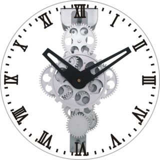 Maples Clock 12 Moving Gear Wall Clock