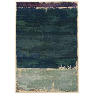 Expressions Green Abstract Rug