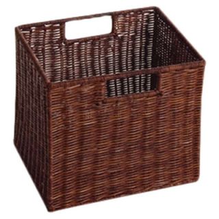 Winsome Walnut Small Storage Baskets (Set of 2)