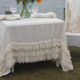 Couture Dreams Chichi Square Linen Tablecloth