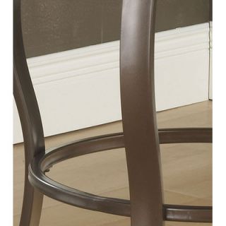Hillsdale Furniture Brookside Bar Height Glass Bistro Table with Marin
