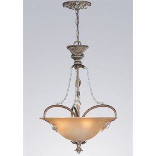 Classic Lighting Belleair 3 Light Inverted Pendant