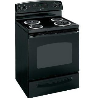 GE JBP23DRBB 30" Black Electric Coil Range Appliances