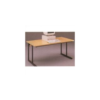 Leg Wide Adjustable Height Computer Table with Flip Top Wire