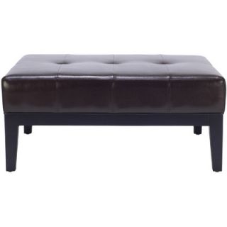 Safavieh Fulton Leather Ottoman