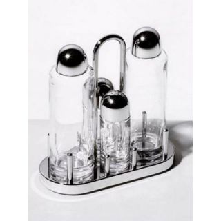 Alessi 5070 Condiment Set by Ettore Sottsass, 1978