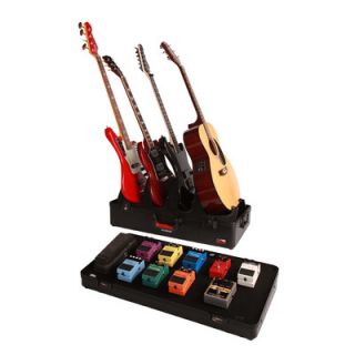 Gator Cases 4 Electric Guitar Stand and Pedal Board Gig Box