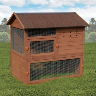 Advantek The Farm House Poultry Chicken Coop with Nesting Box