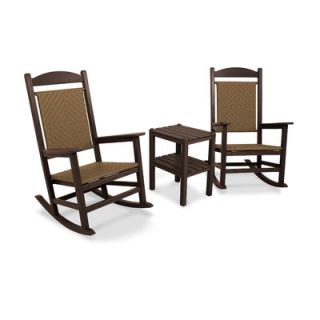 POLYWOOD® Presidential Woven 3 Piece Rocker Seating Group