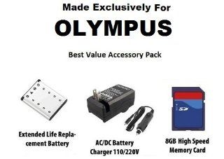Extended Life Replacement Battery Pack For The Olympus LI 42B 1000MAH For The Olympus Stylus tg 310 7010 7040 5010 7030 FE 4030 FE 5020 FE 4000 FE 4010 720 sw Stylus sw 725 Stylus 770 Stylus 790 SW Stylus 850 sw Stylus 1050 SW tough 3000 X 560WP Digital C