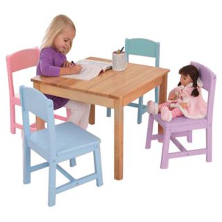 KidKraft Seaside Kids 5 Piece Table and Chair Set