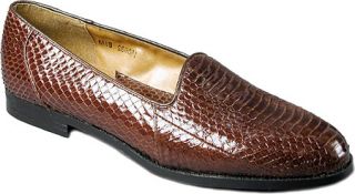 Mens Giorgio Brutini Genuine Snake 15063   Brown Slip on Shoes