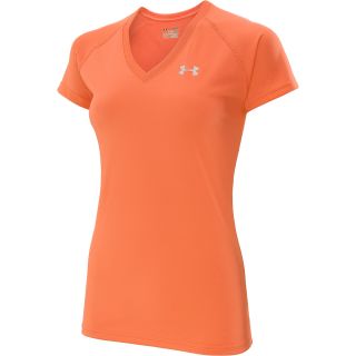 UNDER ARMOUR Womens UA Tech Short Sleeve V Neck T Shirt   Size Medium,