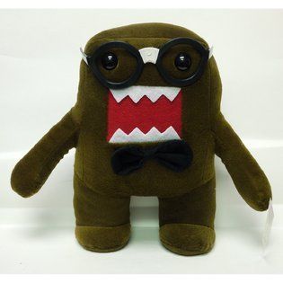 Nerd Hipster Domo 6 Inches Plush Novelty w/ Glasses and Bowtie Toys & Games