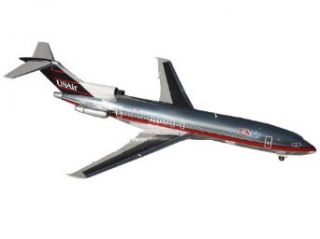 Gemini Jets B727 200 US Air (Polished 90's Livery) Airplane Diecast Vehicle, Scale 1/200 Toys & Games