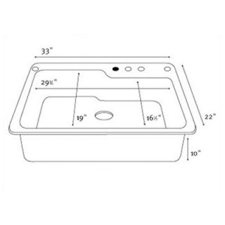 Swanstone Metropolitan 33 x 22 Large Single Bowl Kitchen Sink