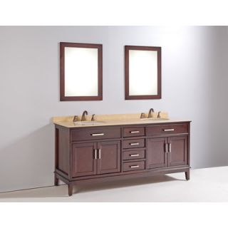Legion Furniture 72” Solid Wood Bathroom Vanity Set