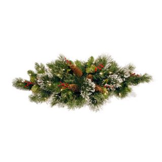 National Tree Co. Wintry Pine Pre Lit Tablepiece