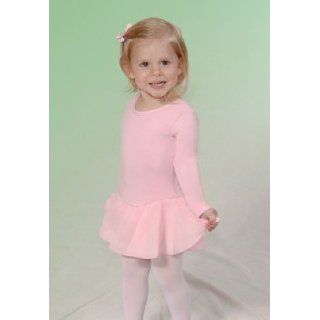 Basic Moves Youth Long Sleeve Leotard W/ Attached Skirt & Fancy Back Clothing