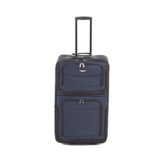Travelers Choice Amsterdam 29 Expandable Rolling Upright in Navy