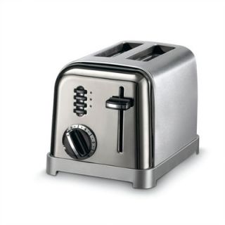Cuisinart Metal Classic 2 Slice Toaster in Black and Stainless