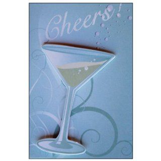 Jillson Roberts 3 D Embellished Gift Enclosure Cards, Cheers, 12 Count (EC729)  Greeting Cards 