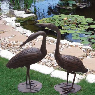 Birds of a Feather Crane Statue