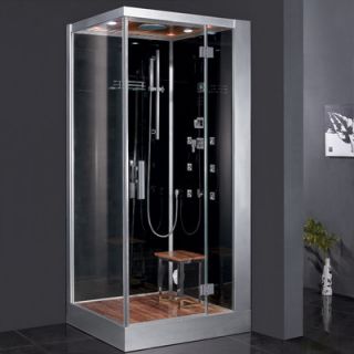 Ariel Bath Platinum 39.3 x 35.4 x 89.2 Pivot Door Steam Shower with
