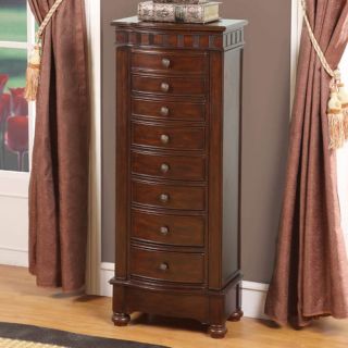 Murphy 8 Drawer Jewelry Armoire with Mirror