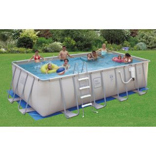 Poly Group Rectangle 52 Deep Pro Series Swimming Pool Package