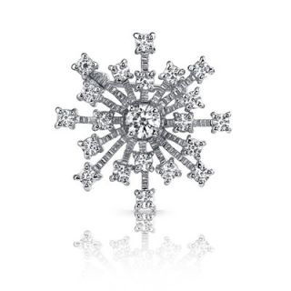 Oravo Enchanted Style Sterling Silver Tiffany Inspired Snowflake