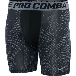 NIKE Mens Core Compression Supernatural 6 Shorts   Size 2xl, Black/grey