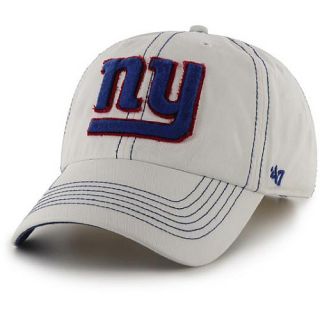 47 BRAND Mens New York Giants White Ketch Clean Up Adjustable Cap   Size