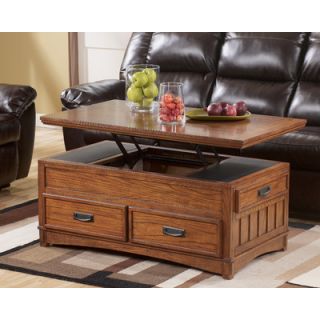 Signature Design by Ashley Castle Hill Trunk Coffee Table with Lift